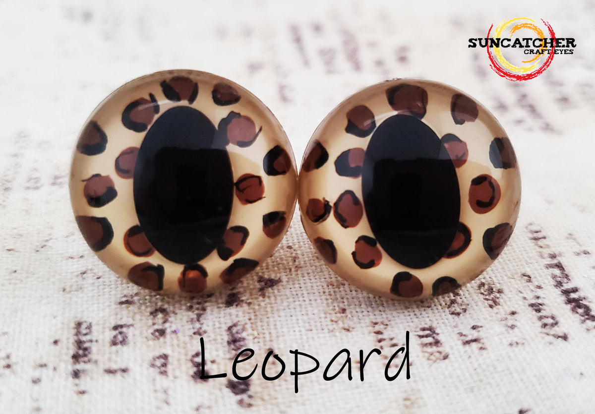 Leopard Print Cat Eyes by the Pair