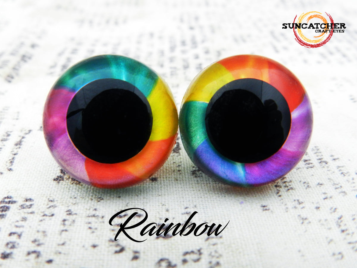 Cosmic Rainbow Craft Eyes by the Pair