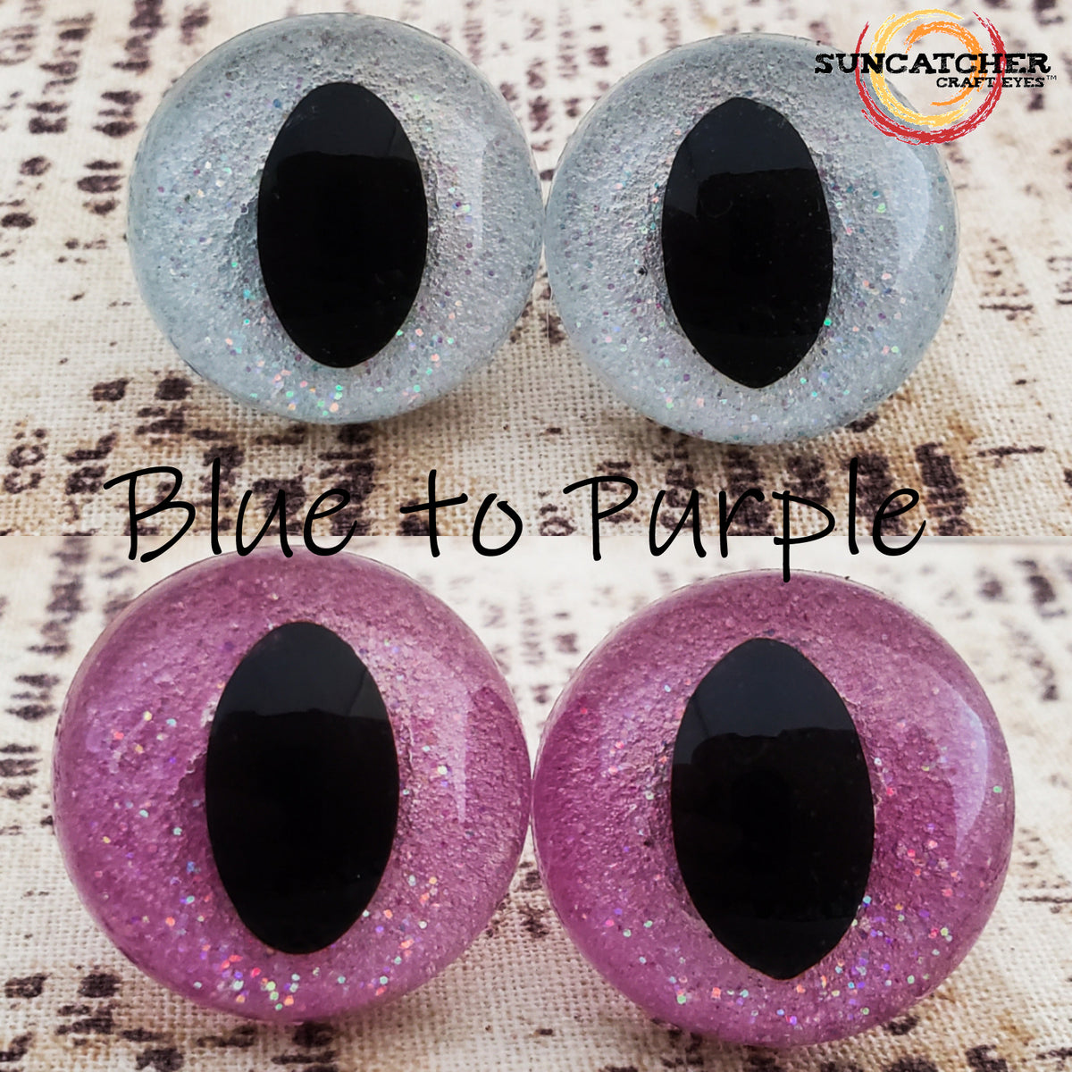 Solar Glitter Cat Eyes Combo Suncatcher Craft Eyes