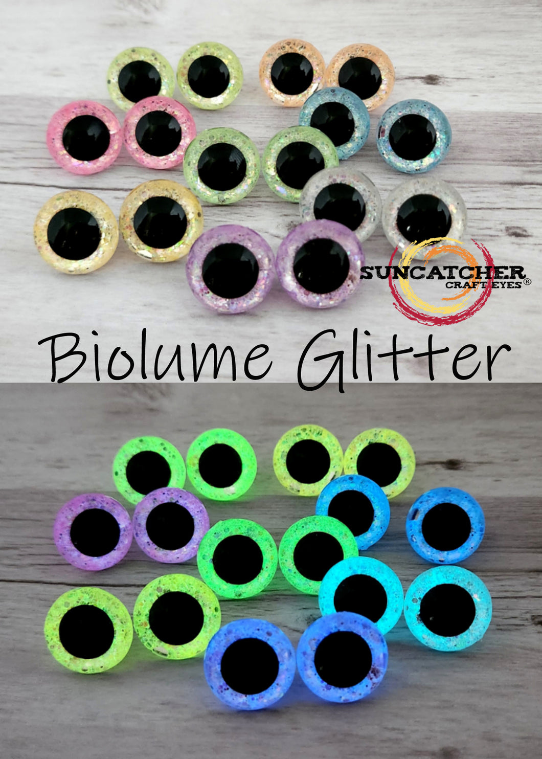 Biolume Glitter Craft Eyes Combo Pack