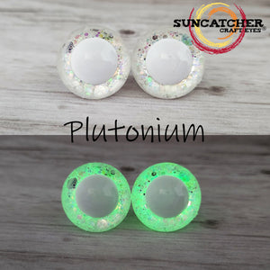 Biolume Glitter Dead Craft Eyes by the Pair