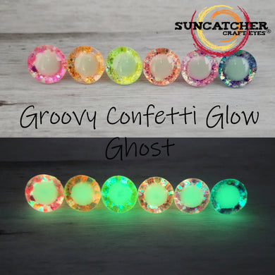 Groovy Confetti Glowing Ghost Eyes Combo Pack