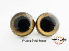 Brushed Metal Craft Eyes by the Pair