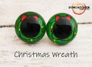 Christmas Wreath Craft Eyes by the Pair