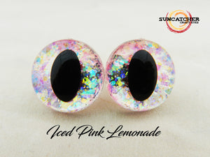 Iced Glitter Cat Eyes by the Pair