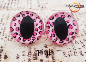 Leopard Print Cat Eyes by the Pair