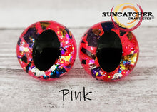 Neon Glitter Bomb Cat Eyes by the Pair