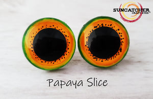 Fruit Slices Craft Eyes by the Pair