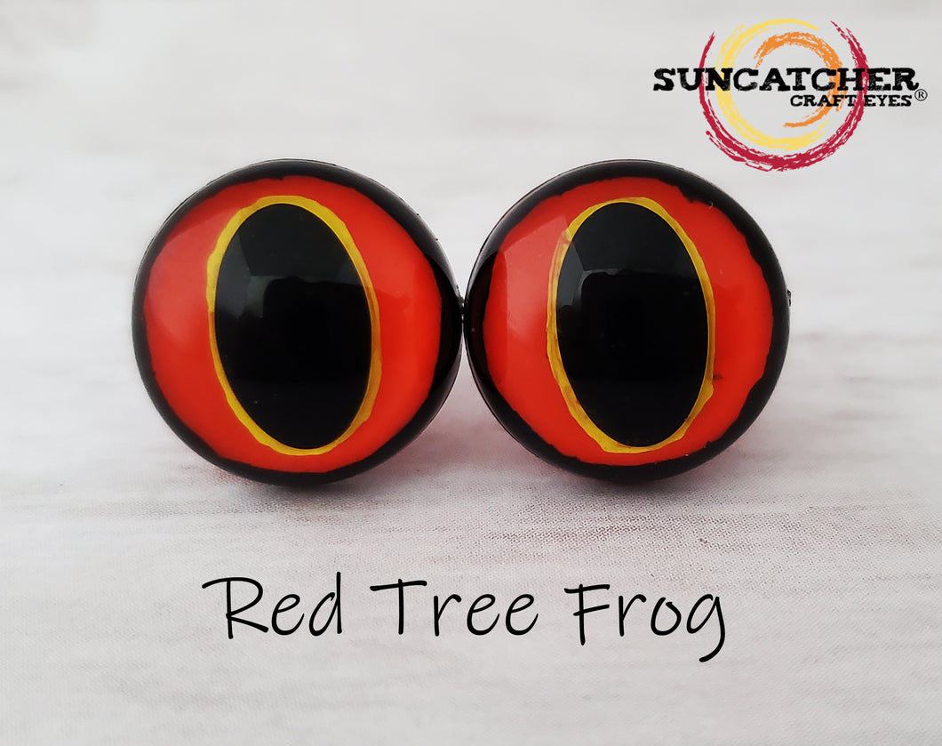 Red Tree Frog Craft Eyes by the Pair